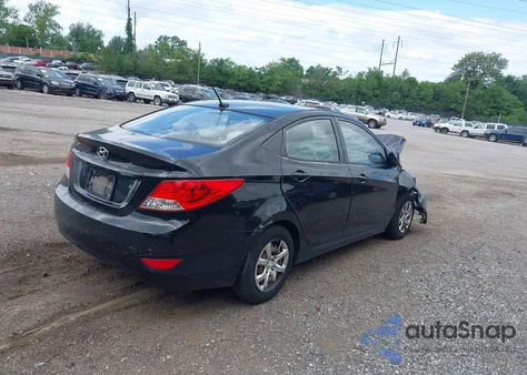 2013 Hyundai Accent Gls z USA, uszkodzony, nr VIN KMHCT4AE5DU562802